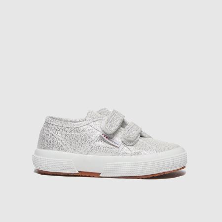 superga 2750 lame silver