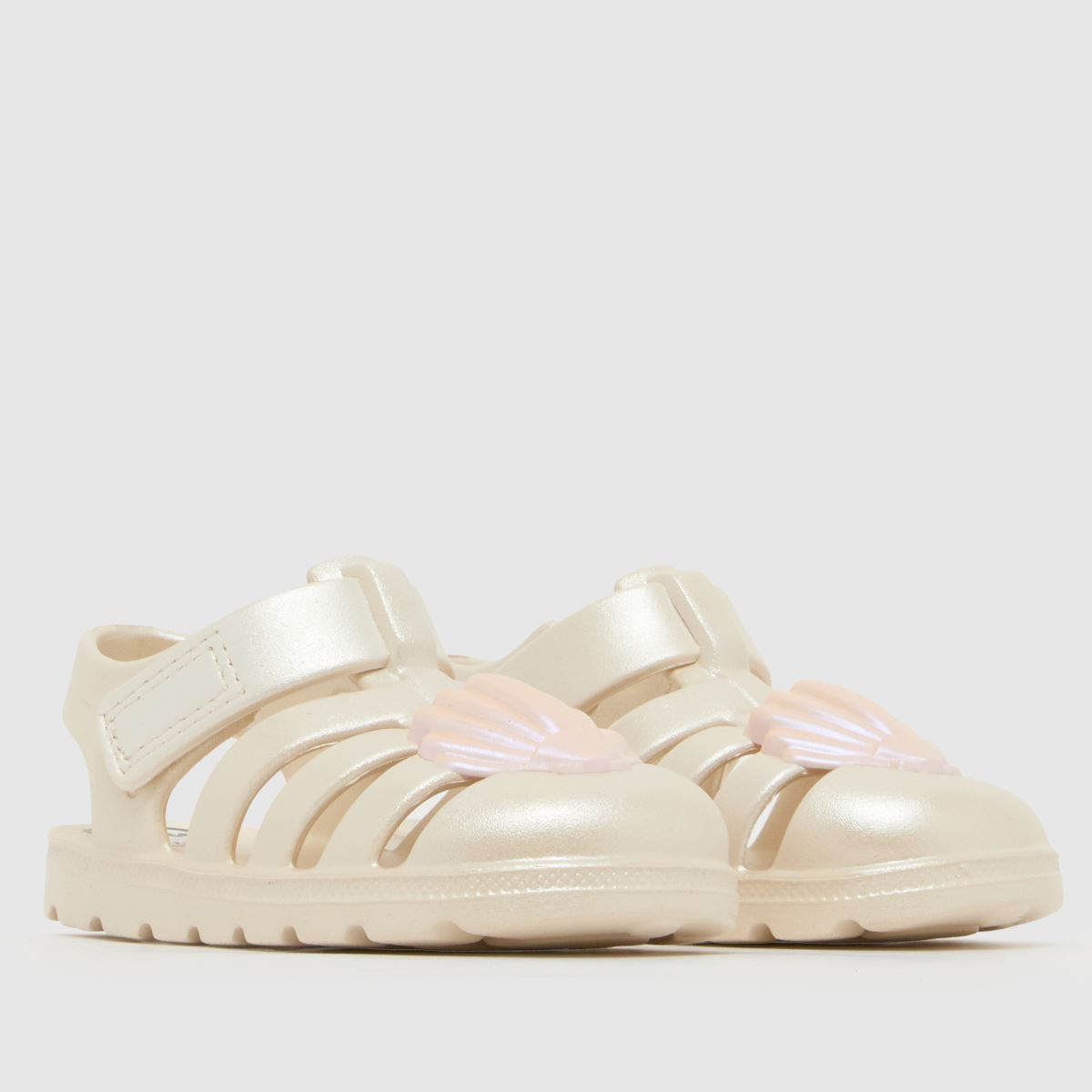 JUJU JELLIES Pearly Shell Cherub Girls Toddler in Off-White JUJU JELLIES Pearly Shell Cherub 1