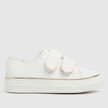 schuh white majesty 2v Girls Toddler Trainers schuh white majesty 2v Girls Toddler Trainers