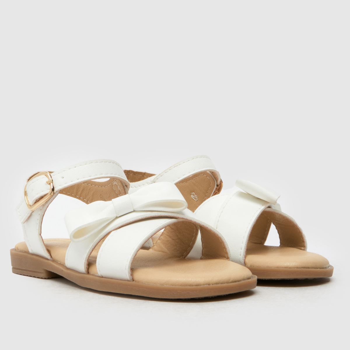 schuh Tinker Bow Girls Toddler in White schuh Tinker Bow 1