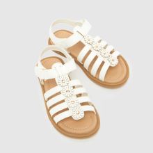 schuh Thistle Flower Girls Toddler in White schuh Thistle Flower,3 of 4