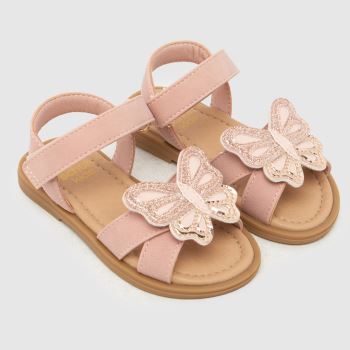 schuh Pale Pink Tropical Butterfly Girls Junior