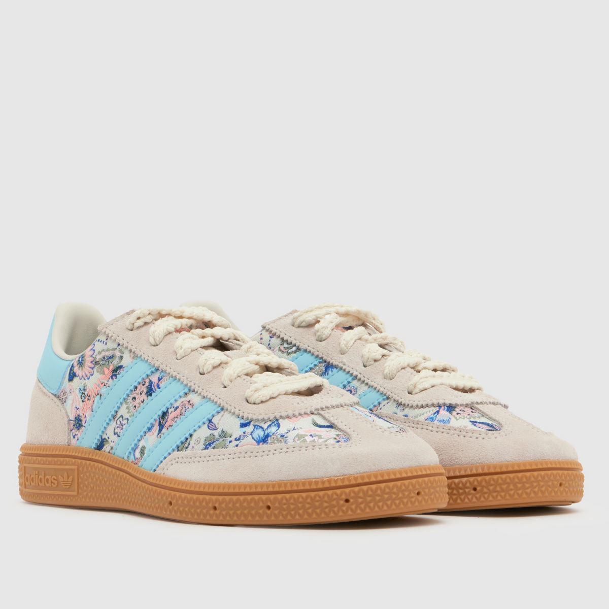 adidas X Liberty Handball Spezial Girls Junior in Off-White Multi adidas X Liberty Handball Spezial 1