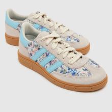 adidas X Liberty Handball Spezial Girls Junior in Off-White Multi adidas X Liberty Handball Spezial,3 of 4
