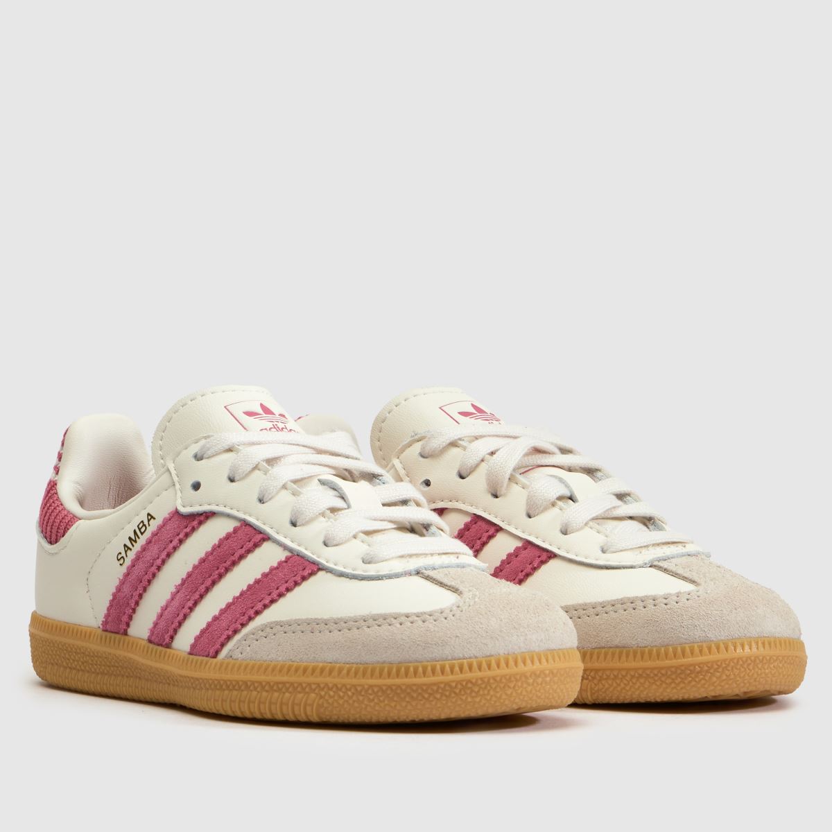 adidas Samba OG Girls Junior in White Multi adidas Samba OG 1