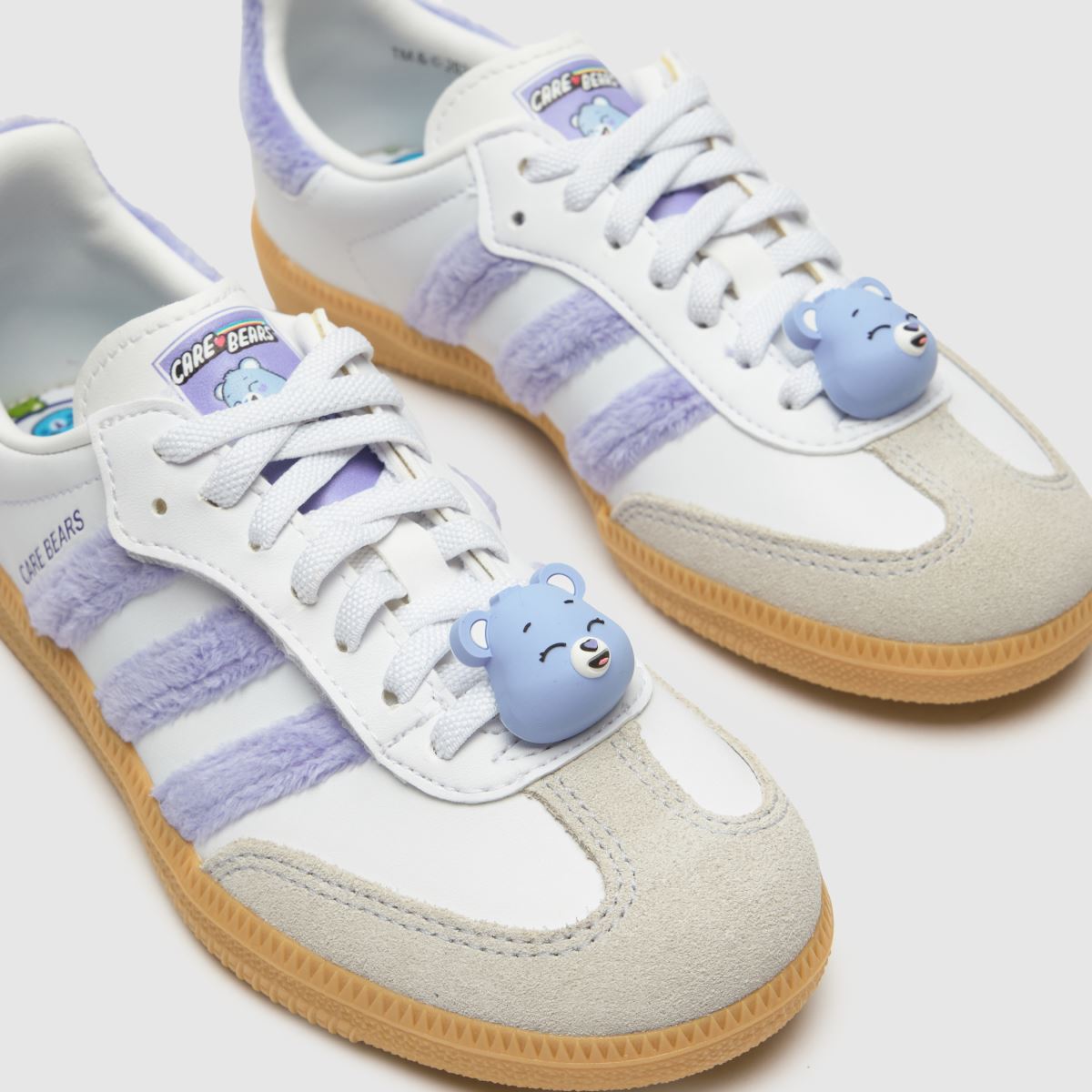 adidas Samba OG x Care Bears Girls Junior in White & Purple adidas Samba OG x Care Bears 4