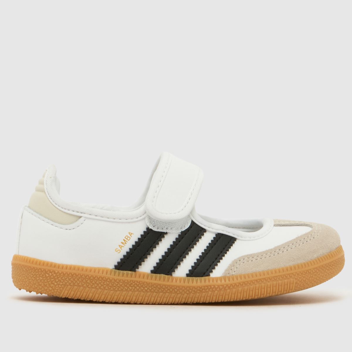 adidas Samba Jane Girls Junior in White & Black adidas Samba Jane