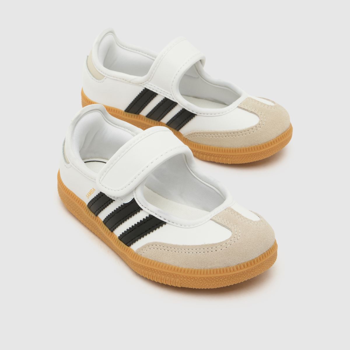 adidas Samba Jane Girls Junior in White & Black adidas Samba Jane 4