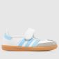 White & Pl Blue