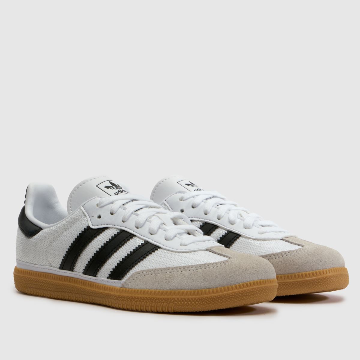 adidas Samba OG Girls Junior in White & Black adidas Samba OG 1