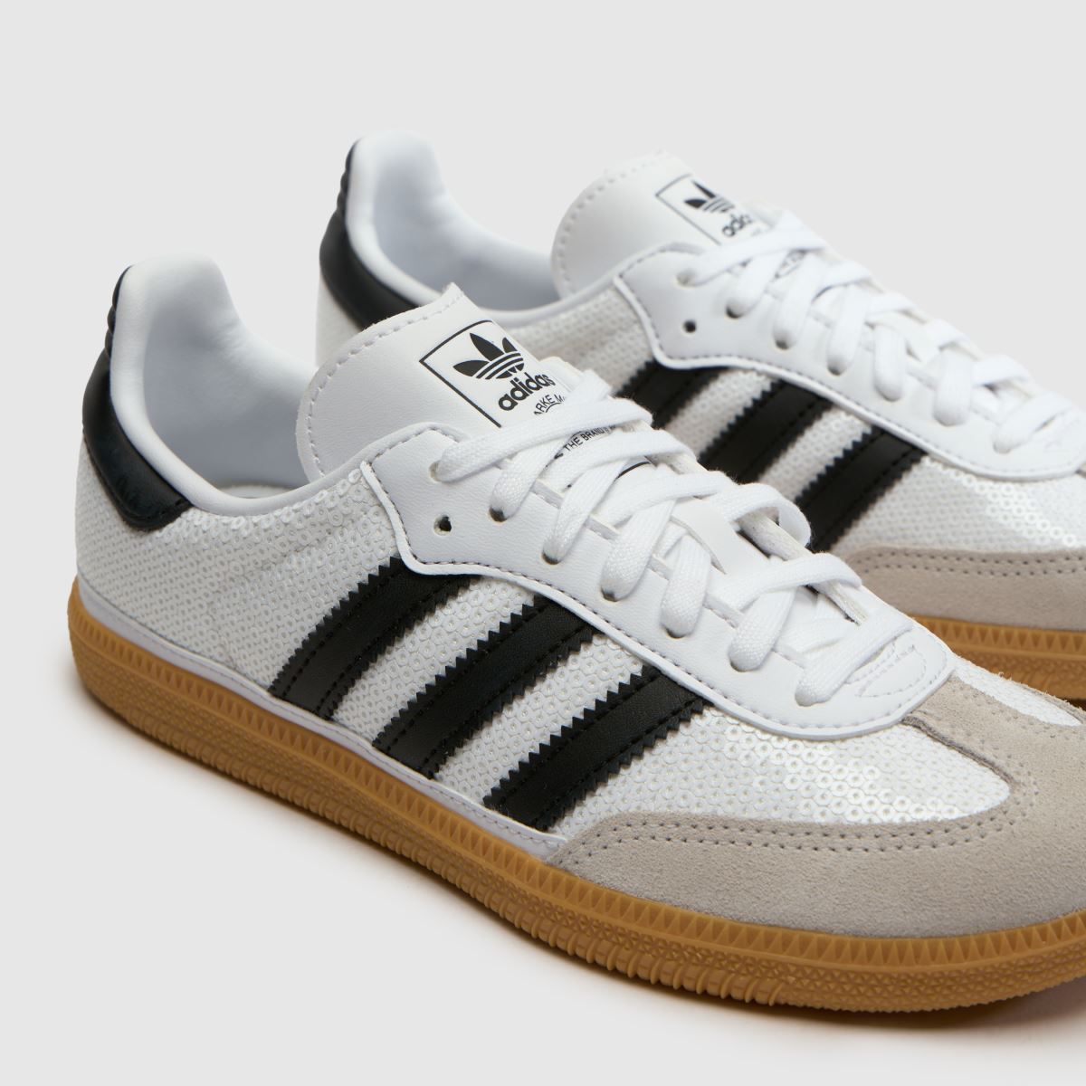 adidas Samba OG Girls Junior in White & Black adidas Samba OG 4