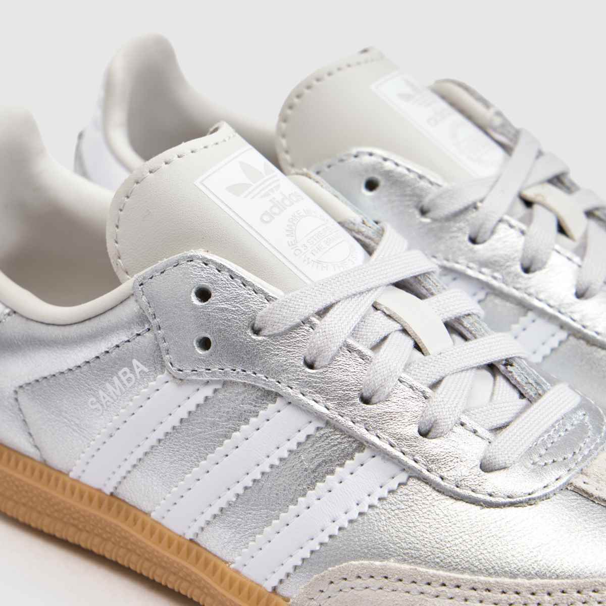 adidas Samba OG Girls Junior in Silver adidas Samba OG 4