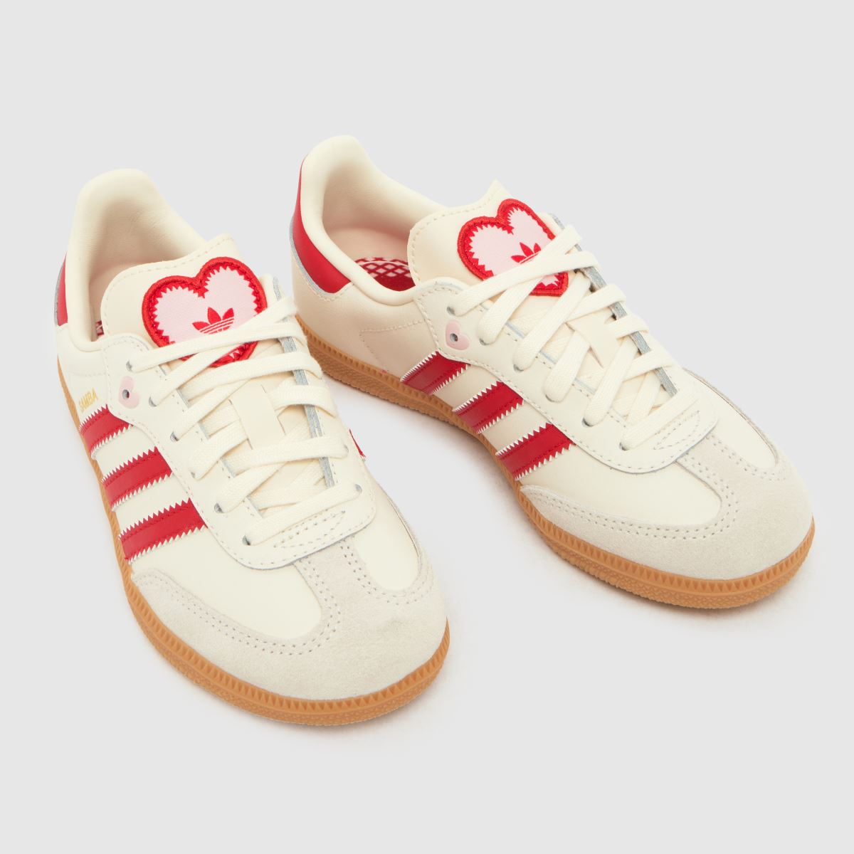 adidas Samba OG Girls Junior in Off-White Multi adidas Samba OG 4