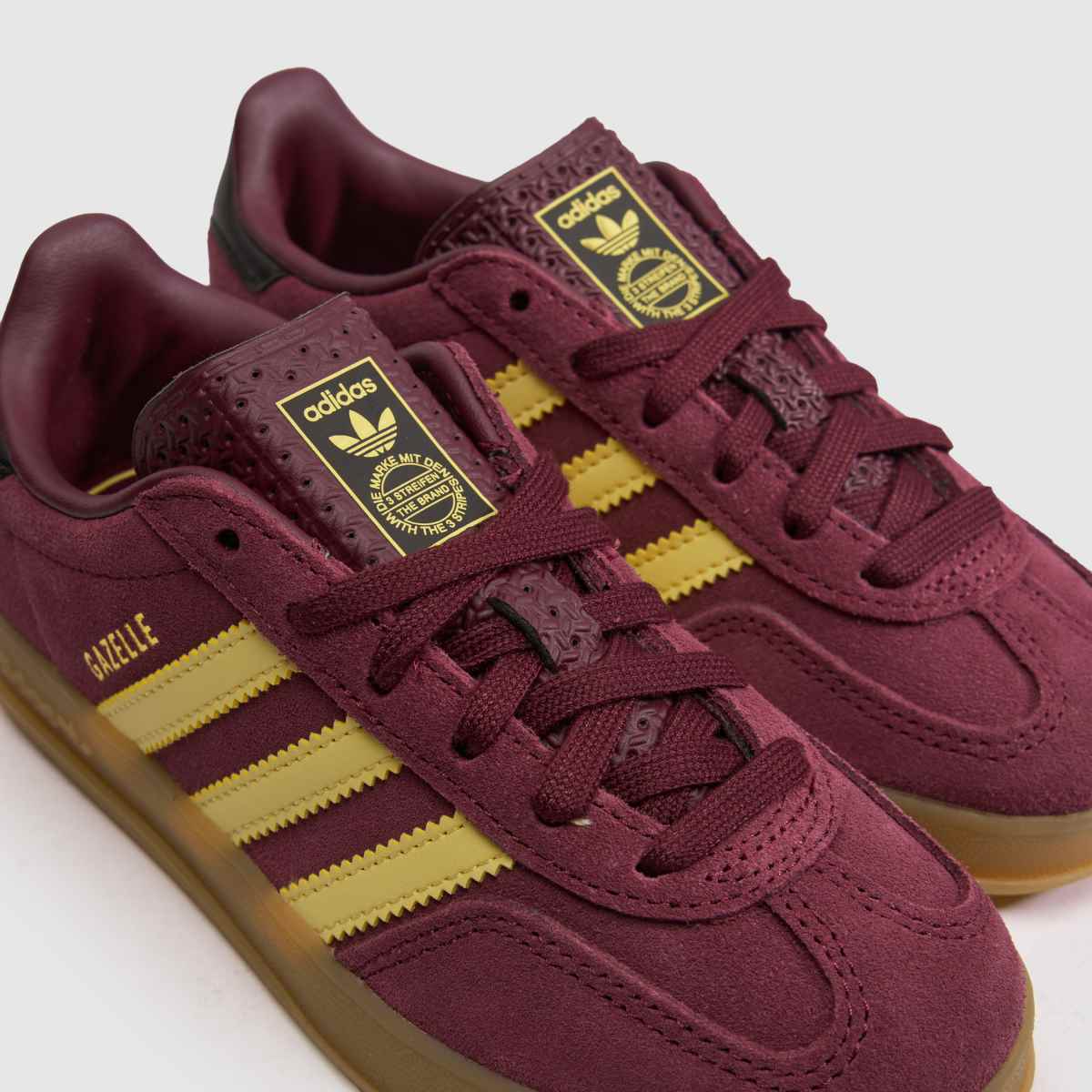 adidas Gazelle Indoor Girls Junior in Burgundy adidas Gazelle Indoor 4