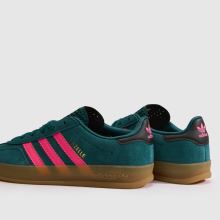 adidas Gazelle Indoor Girls Junior in Green Multi adidas Gazelle Indoor,4 of 4