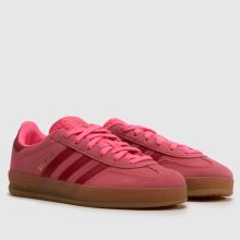 adidas Gazelle Indoor Girls Junior in Pink Multi adidas Gazelle Indoor,2 of 4