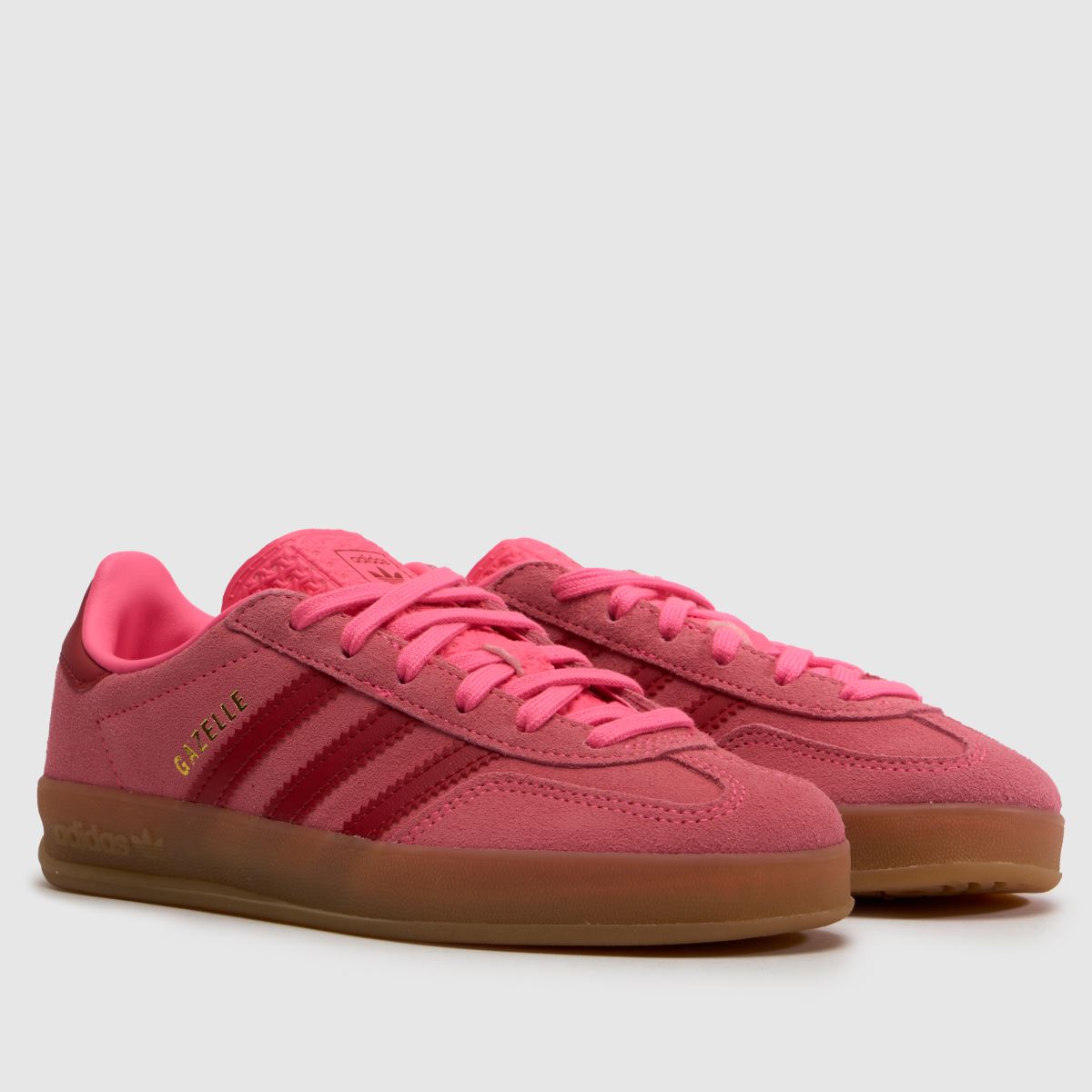 adidas Gazelle Indoor Girls Junior in Pink Multi adidas Gazelle Indoor 1