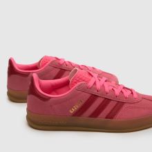 adidas Gazelle Indoor Girls Junior in Pink Multi adidas Gazelle Indoor,3 of 4