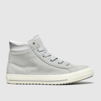 converse grey all star hi pc boot trainers junior converse grey all star hi pc boot trainers junior