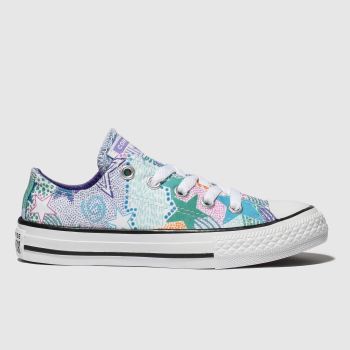 converse purple & green chuck taylor all star lo trainers junior converse purple & green chuck taylor all star lo trainers junior