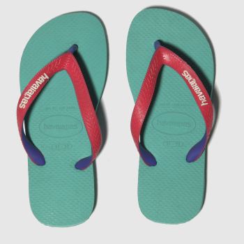 havaianas green top mix sandals junior havaianas green top mix sandals junior