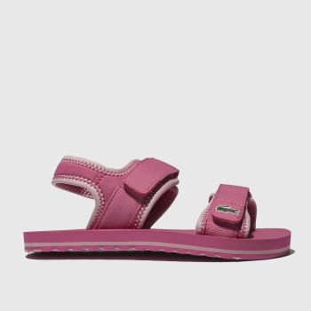 lacoste pink sol sandals junior lacoste pink sol sandals junior