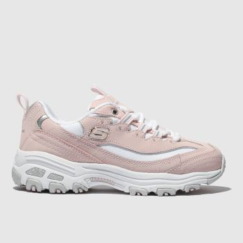 skechers pale pink dlites biggest fan trainers junior skechers pale pink dlites biggest fan trainers junior