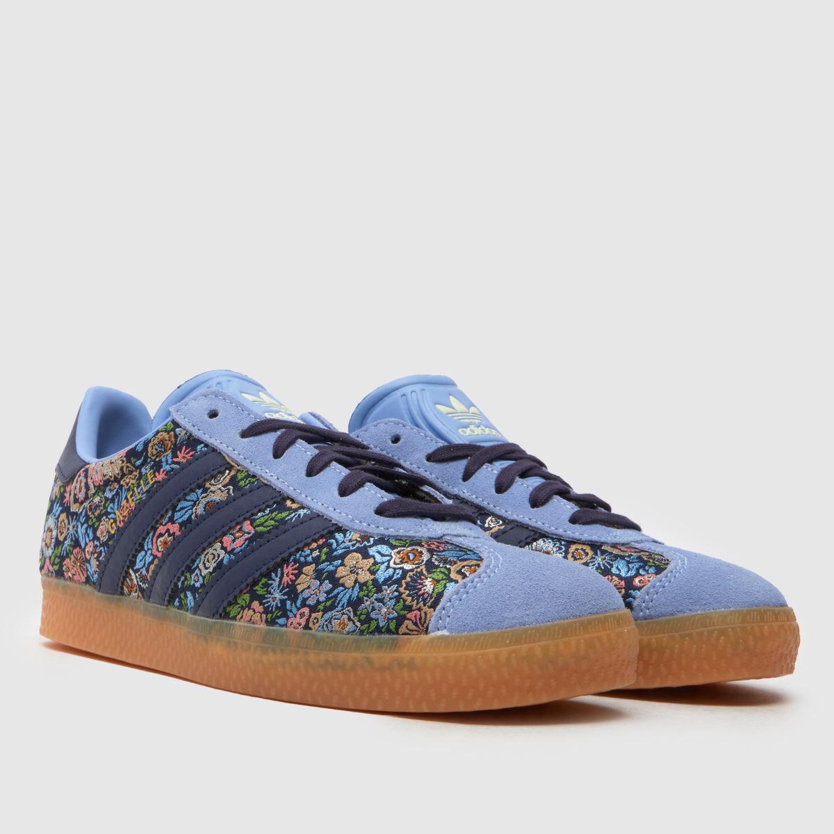 adidas x Liberty London Gazelle Girls Junior in Multi adidas x Liberty London Gazelle 1