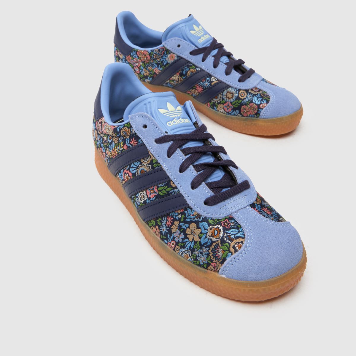 adidas x Liberty London Gazelle Girls Junior in Multi adidas x Liberty London Gazelle 4