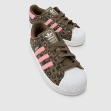 adidas Superstar II Girls Junior in Print adidas Superstar II,3 of 4