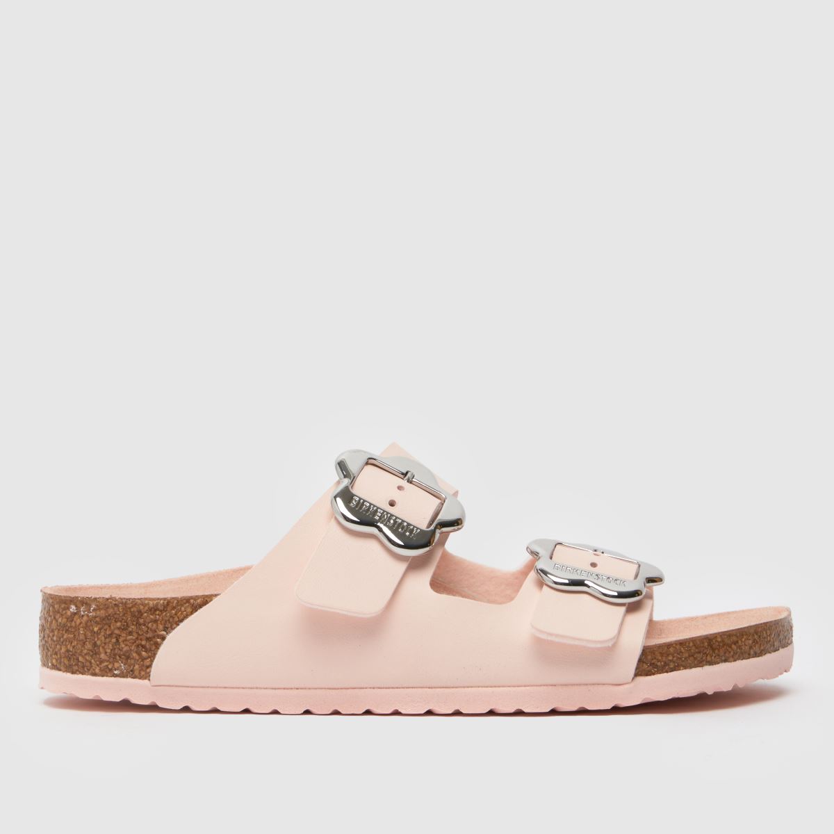BIRKENSTOCK Pale Pink Arizona Flower Girls Junior Sandals