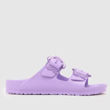 BIRKENSTOCK Arizona EVA Flower Buckle Girls Junior in Lilac BIRKENSTOCK Arizona EVA Flower Buckle,1 of 4