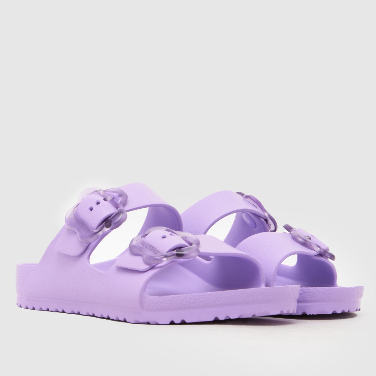 BIRKENSTOCK Arizona EVA Flower Buckle Girls Junior in Lilac BIRKENSTOCK Arizona EVA Flower Buckle 1