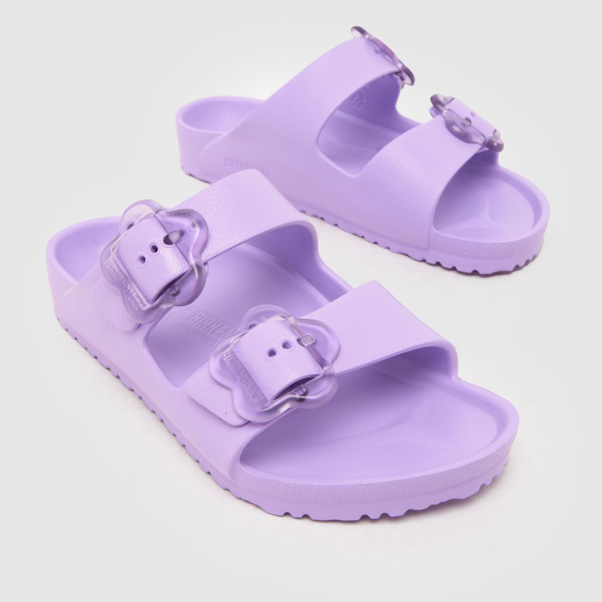 BIRKENSTOCK Arizona EVA Flower Buckle Girls Junior in Lilac BIRKENSTOCK Arizona EVA Flower Buckle 4