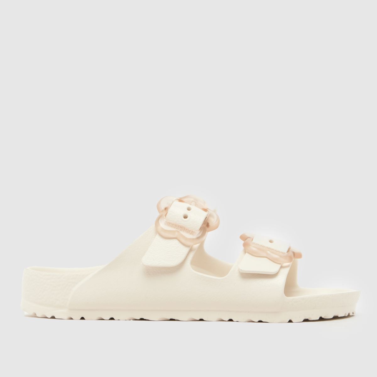 BIRKENSTOCK Beige Arizona Flower Buckle Girls Junior Sandals, Size: 2 (EU 34)