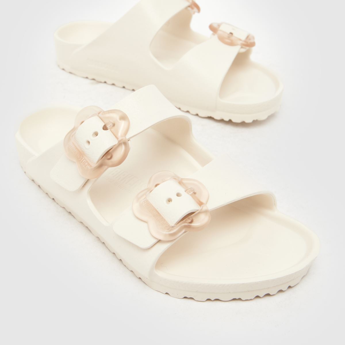 BIRKENSTOCK Arizona EVA Flower Buckle Girls Junior in Beige BIRKENSTOCK Arizona EVA Flower Buckle 4