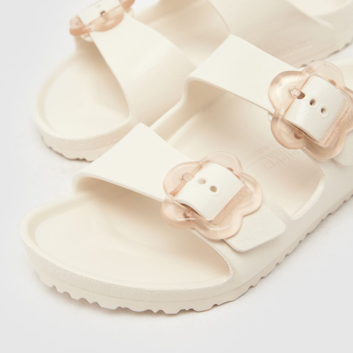 BIRKENSTOCK Arizona EVA Flower Buckle Girls Junior in Beige BIRKENSTOCK Arizona EVA Flower Buckle 7