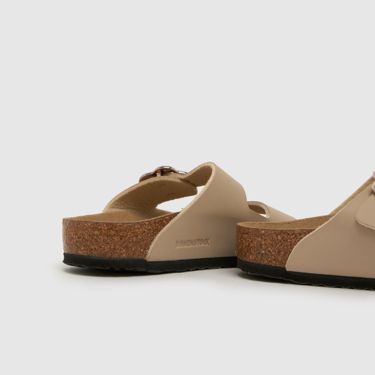 BIRKENSTOCK Arizona Flower Buckle Girls Junior in Natural BIRKENSTOCK Arizona Flower Buckle 7