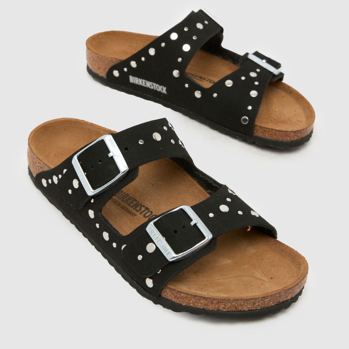 BIRKENSTOCK Arizona Rivet Narrow Fit Girls Junior in Black BIRKENSTOCK Arizona Rivet Narrow Fit 4