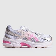 ASICS GEL-1130 Girls Junior in White & Pink ASICS GEL-1130,1 of 4