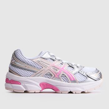 ASICS White & Pink GEL-1130 Girls Junior