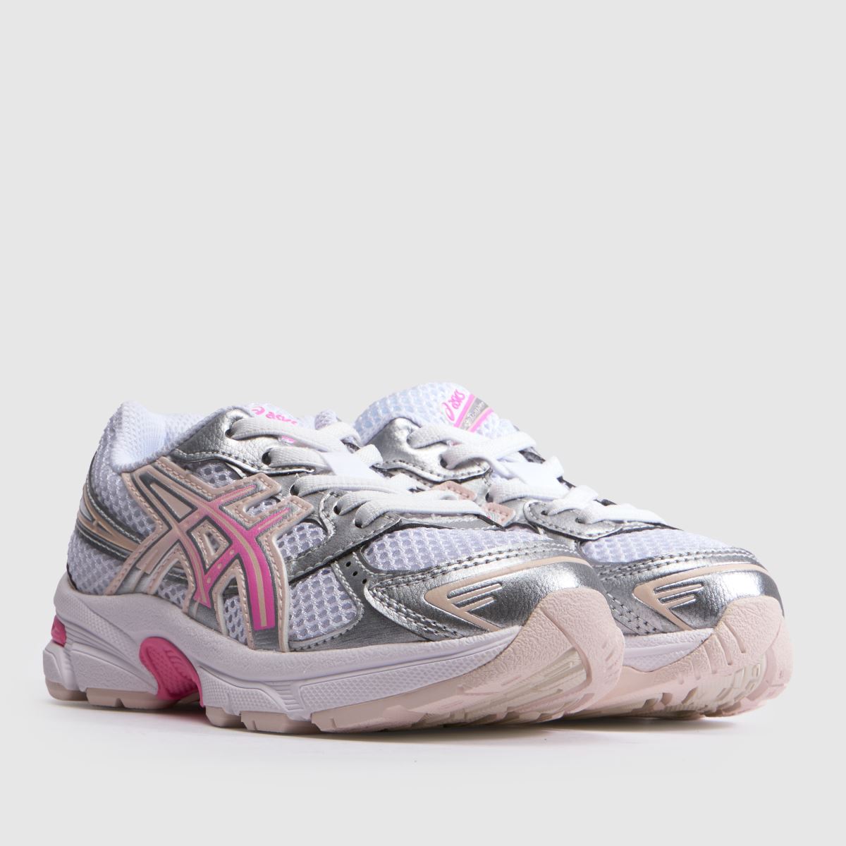 ASICS GEL-1130 Girls Junior in White & Pink ASICS GEL-1130 1