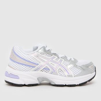 ASICS White & Purple GEL-1130 Girls Junior
