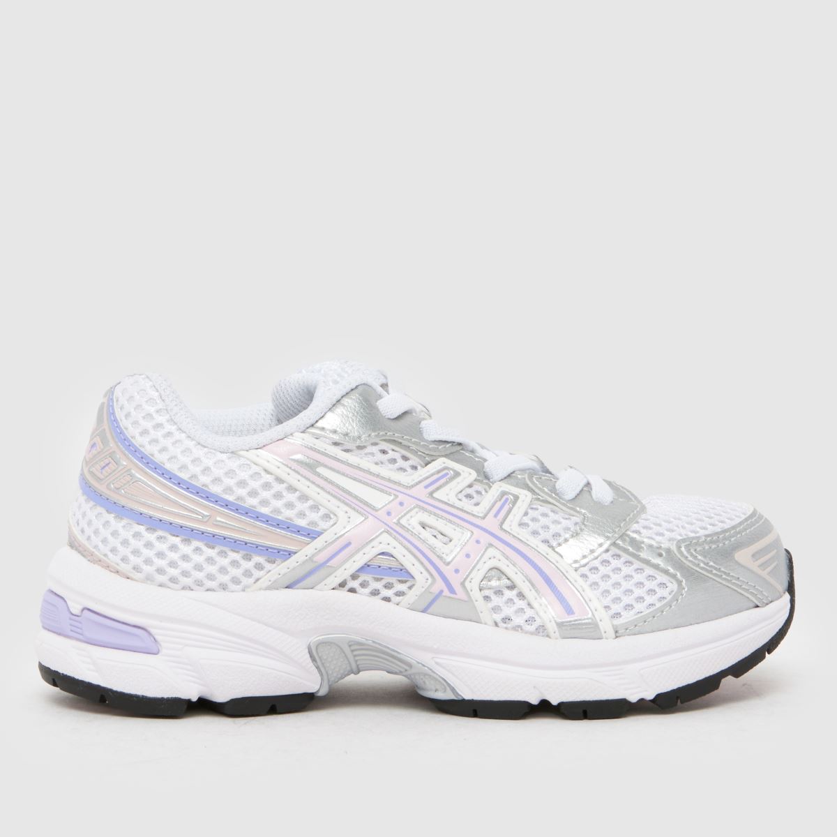ASICS White & Purple GEL-1130 Girls Junior Trainers