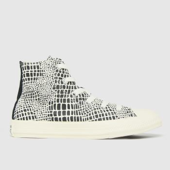 Converse black & white digital daze hi trainers junior Converse black & white digital daze hi trainers junior