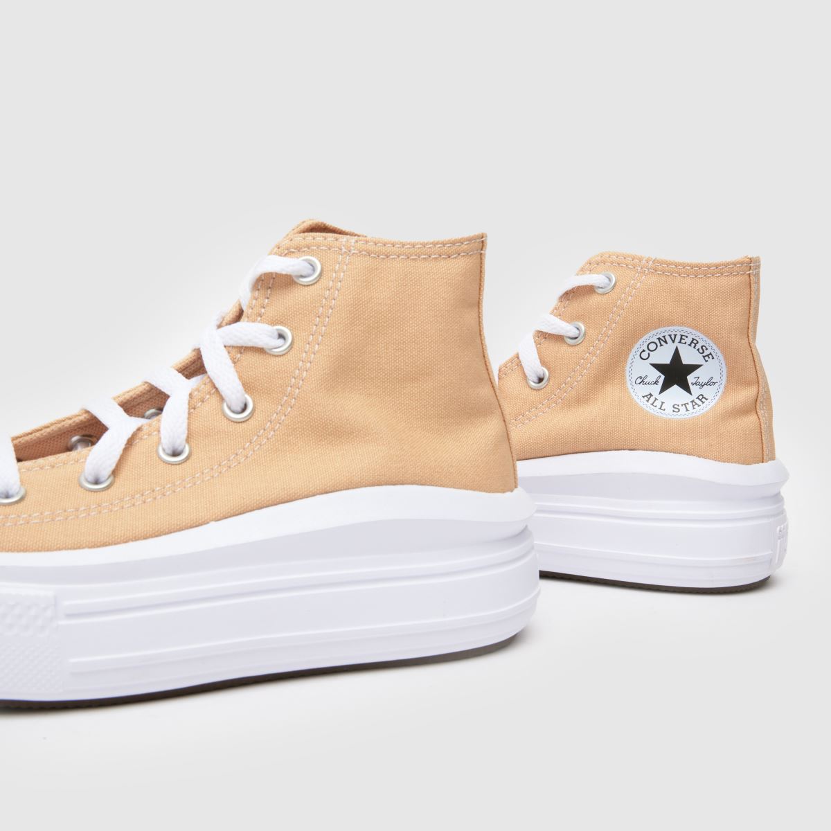 Converse All Star Hi Move Girls Junior in Beige Converse All Star Hi Move 7