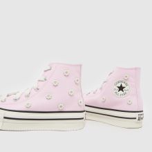 Converse All Star EVA Lift Hi Beaded Girls Junior in Pale Pink Converse All Star EVA Lift Hi Beaded,4 of 4