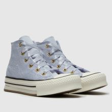 Converse All Star EVA Lift Hi Girls Junior in Lilac Converse All Star EVA Lift Hi,2 of 4