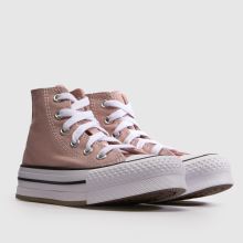 Converse All Star EVA Lift Hi Girls Junior in Pink Multi Converse All Star EVA Lift Hi,2 of 4