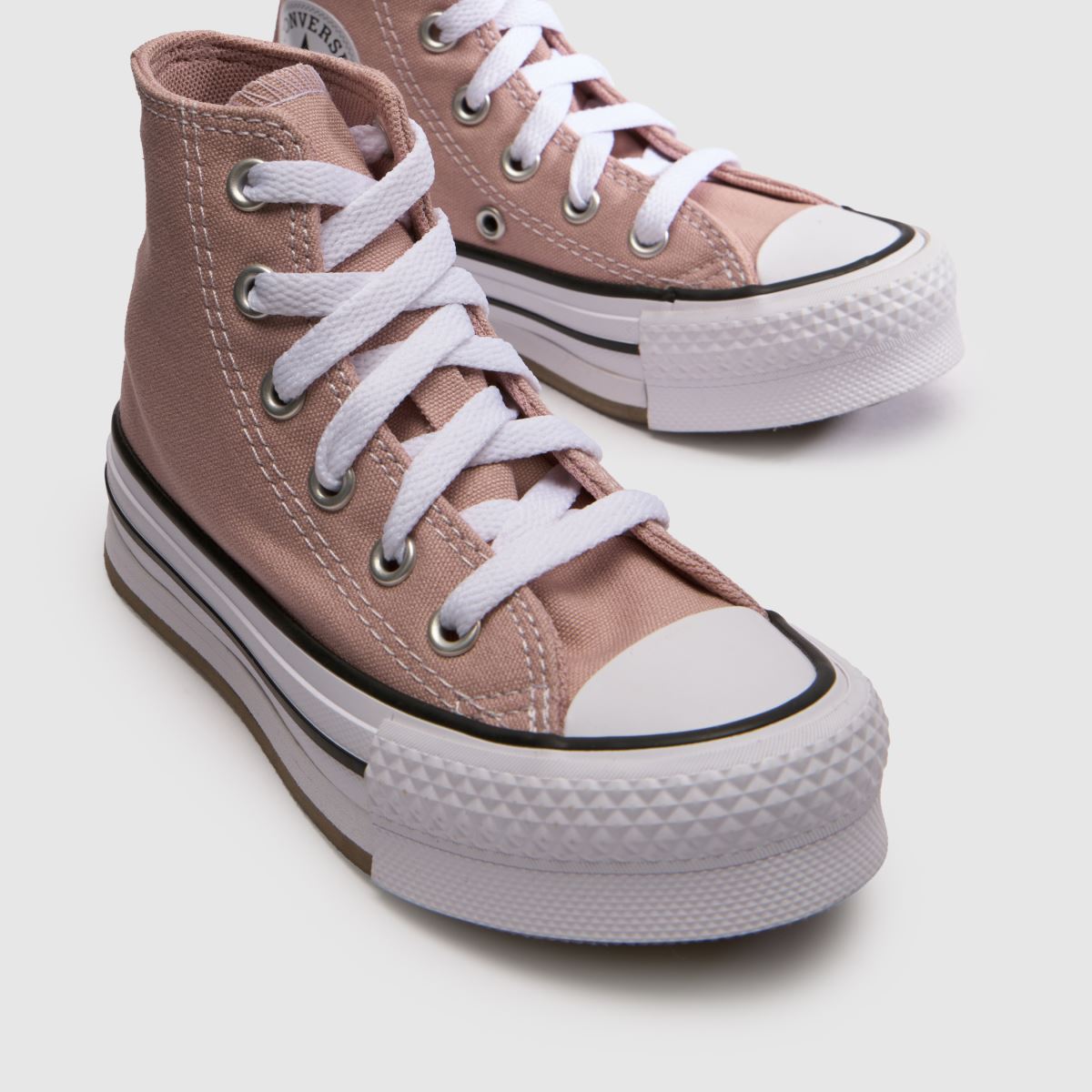 Converse All Star EVA Lift Hi Girls Junior in Pink Multi Converse All Star EVA Lift Hi 4